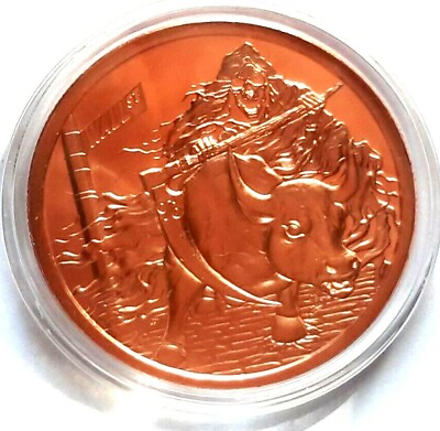 #ad 2019 Silver Shield RATE REAPER 1 oz Copper BU SHIPPING NOW Wall St. $7.99