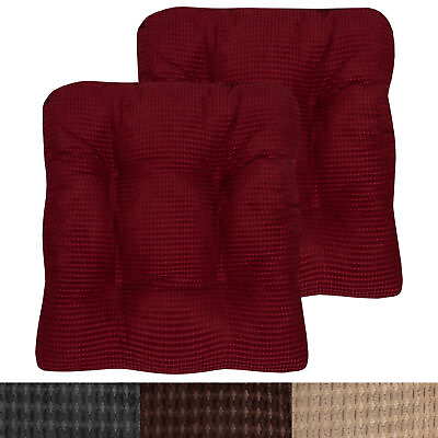 #ad Fluffy Memory Foam Non Slip Chair Cushion Pad 2 4 6 or 12 Pack $27.89