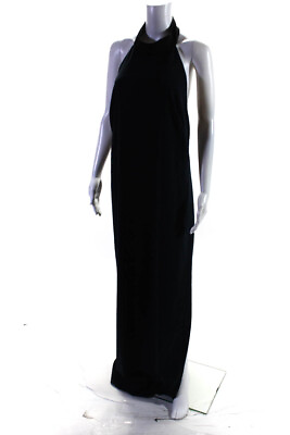 #ad Badgley Mischka Womens Two Tone High Neck Gown Size 18 11406324 $93.01