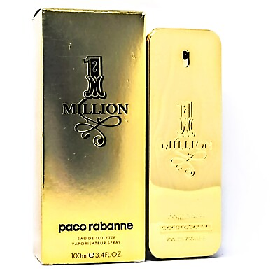 #ad Paco Rabanne 1 Million 3.4 oz Men#x27;s EDT Luxurious Cologne New in Box $49.99