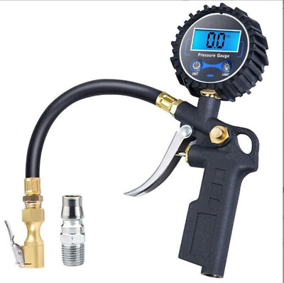#ad Digital Air Tire Inflator with Pressure Gauge 250PSI Chuck for TrucK Car Bike $11.99