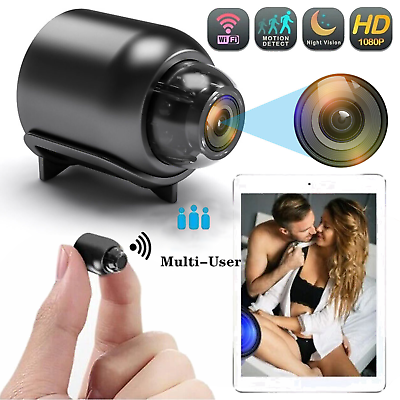 #ad 1080P Mini IP Camera WiFi HD Hidden Night Vision Camcorder Home Security Cam $14.98