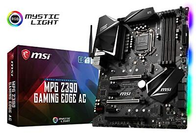 MSI Motherboard MPG Z390 GAMING EDGE AC LGA1151 Intel 8 9 gen M.2 USB 3.1 G $817.50