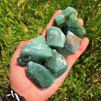 #ad Raw Rough Green Aventurine Large Chunks Healing Reiki Crystal Mineral Rocks Gift $7.50