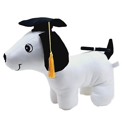 #ad Midwood Graduation Autograph Puppy Dog Plush 13quot; $13.60