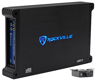 #ad Rockville dB13 3000 Watt Peak 750w RMS Mono 2 Ohm Amplifier Car Amp $149.95