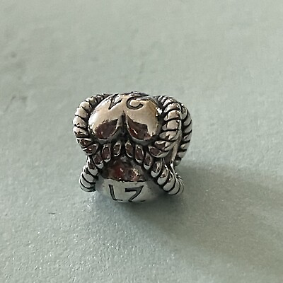 #ad Pandora quot;21quot; Birthday quot;Charm Bead Sterling Silver 925 ALE Retired 791048 $24.00