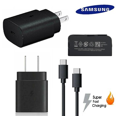 #ad Original Samsung Fast Charger 25W USB C Plug Type C S20 Plus Ultra Note 10 20 5G $39.95