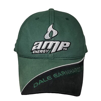 #ad Winner#x27;s Circle Men#x27;s Strapback Hat Green AMP Energy Dale Earnhardt Jr #88 $20.00