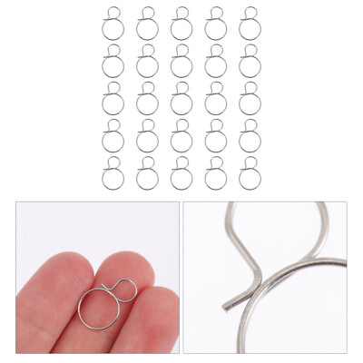 #ad Set of 40 Chandelier Crystal Connectors Pins Clips Light Fixture Repair Parts $8.99