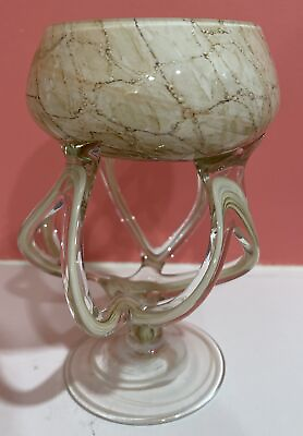 #ad Josefina Krosno Poland Art Glass Jellyfish $44.65