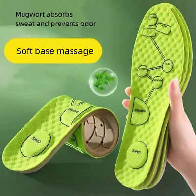 #ad 5 Pairs Foot Therapy Insoles Soft Breathable Sports Pads $14.29