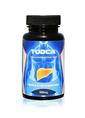 AWARDED BEST 2022 TUDCA 500mg 30 Day Supply Tauroursodeoxycholic Acid $20.99