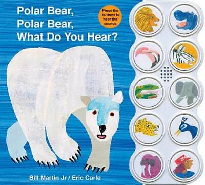 #ad Polar Bear Polar Bear What Do You Hear? sound book Board book ACCEPTABLE $4.21