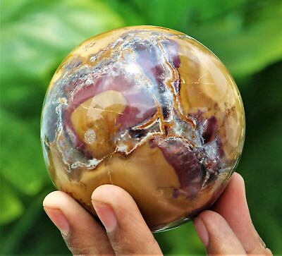 #ad 70mm Superb Yellow Mookaite Ball Crystal Healing Reiki Stone Metaphysical Sphere $86.71
