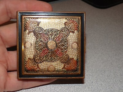 #ad Vintage Powder Compact by Zell 511V $17.99