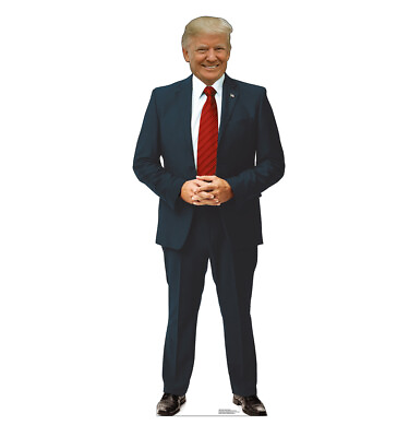 #ad President Donald Trump Lifesize Cardboard Cutout Standups Standee Life Size MAGA $49.95