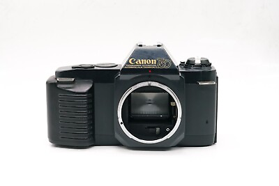 #ad Canon T50 35mm SLR Film Camera Body Only Works Great $34.99