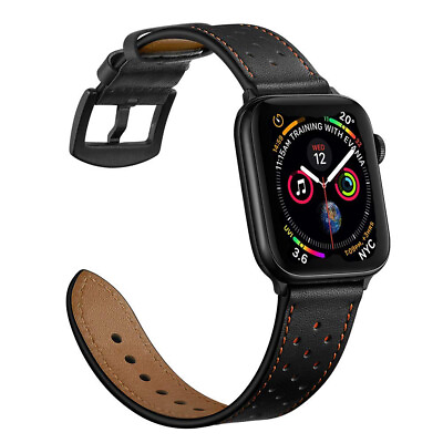 #ad 44 42mm Apple Watch Band Premium Leather Band Strap Series 9 8 7 6 5 4 3 49 45mm $12.99