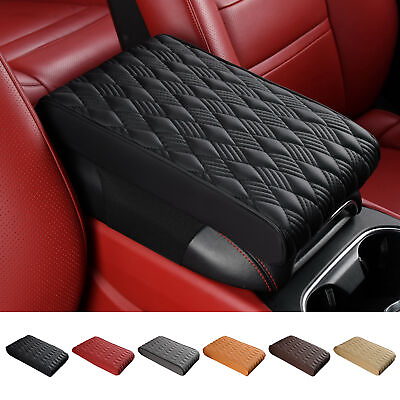 #ad Car Armrest Cushion Memory Foam Padded Mat Comfortable Armrest Cover Support $20.14