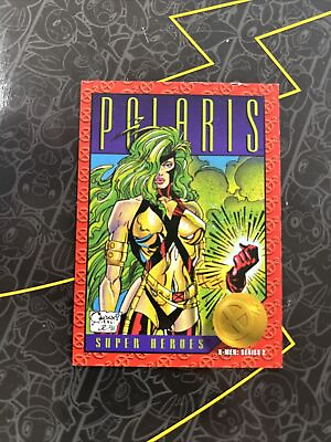 #ad X Men Card Marvel 1993 Skybox Series 2 Polaris #22 $1.62