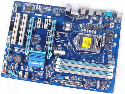 Good Working Gigabyte Intel Z77 Motherboard GA Z77P D3 LGA 1155 DDR3 ATX $60.22