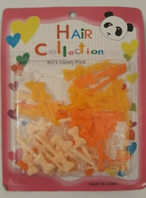 #ad Hair Collection Pack Of Small Barrettes $4.75