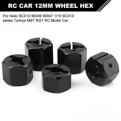 #ad 4X 12MM Metal Wheel Hex Hub Thickness 7 12mm for 1 10 RC Car SCX10 90046 Tamiya $9.19