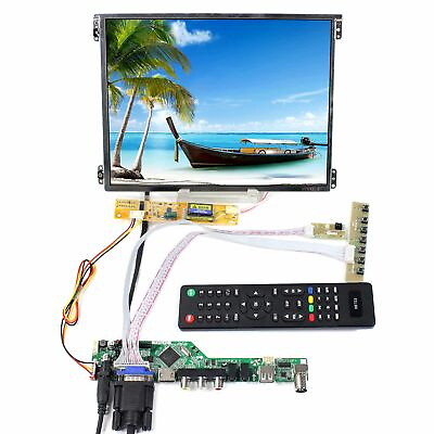 HDM I VGA AV USB RF LCD Controller Board HT10X21 1024x768 10.4inch LCD Screen $116.00