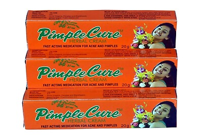 #ad 100% ayurveda anti pimple herbal cream pack of 3 $14.82