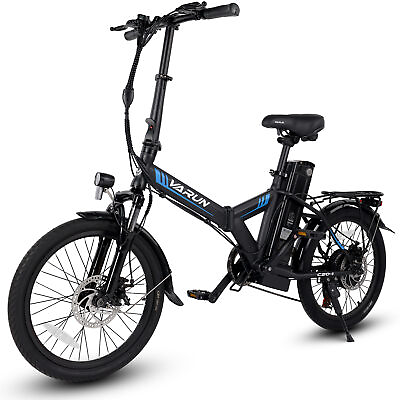#ad 20quot; E Bike 750W 48V 7.8Ah LCD Display Electric Folding Bike City Bike for Adults $459.98