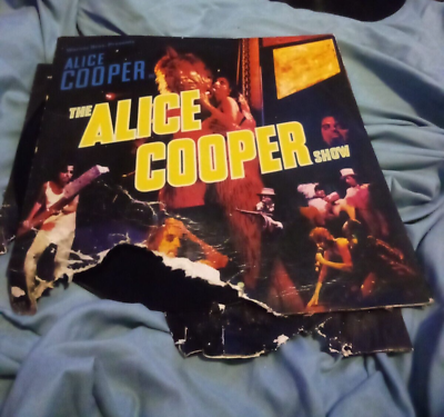 #ad 2 Rock LPs. The Alice Cooper Show Vinyl 1977 Aerosmith Rocks Vinyl 1976 $6.90