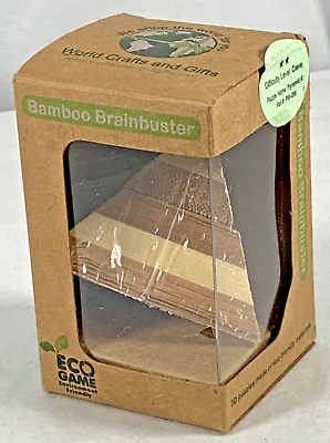 #ad Eco Game Bamboo Brainbuster 3D New pyramid #2 2star difficulty level: clever $10.53