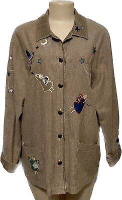 #ad Womens plus top size 1x Christmas embellished holiday shirt angels tunic blouse $24.50