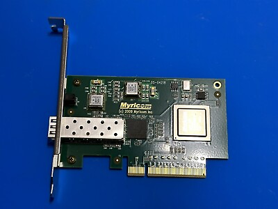MYRICOM 10 GIGABIT PCI E X8 G1 ETHERNET ADAPTER 10G PCIE 8B S HIGH PROFILE $34.99