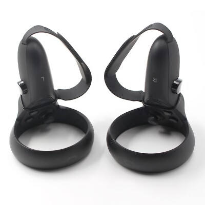 #ad Touch Controller Hand Grip Strap amp; Lens Dust Cover for Oculus Quest VR Headset $10.94