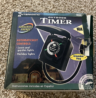 #ad Intermatic Duty Heavy HB35R 24 hr Automatic Outdoor Timer 120V Bundle $18.95
