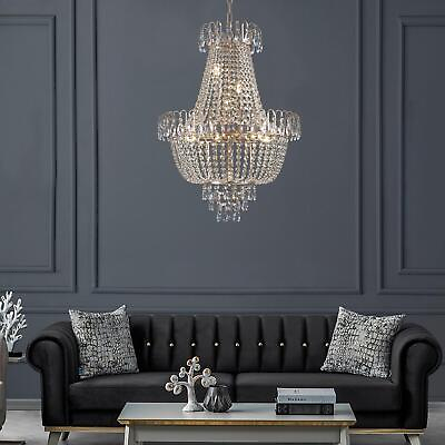 #ad Gold Crystal Chandelier Ceiling Light for Living Dining Room Bedroom $288.08
