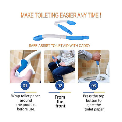 #ad Toilet Paper Wiping Aids Durable Construction Operate Motion Assistance For $21.84