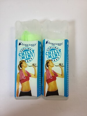 #ad 2 Packs of Green Chilly Mini Cooling Wrap By Frogg Toggs 3quot;x29quot; $9.34