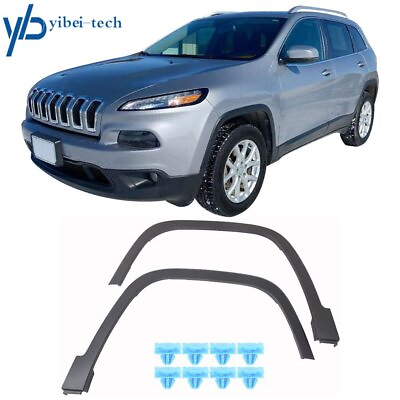 #ad 2Pcs Front Leftamp;Right Fender Flares Set For 2014 2015 2016 2017 Jeep Cherokee $46.54