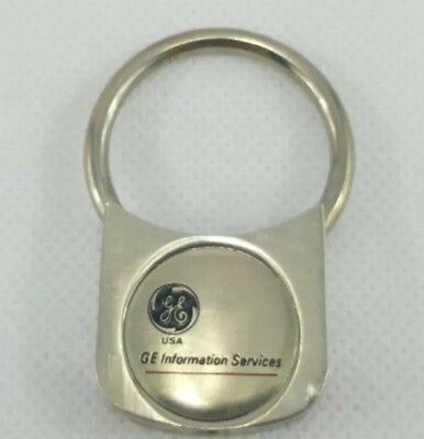 #ad GE Information Services 25th Anniversary Keychain 1966 1991 $3.95