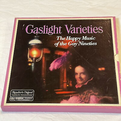 #ad Gaslight Varieties 6 Vinyl LPs The Happy Music Of Gay Nineties Readers Digest $9.99