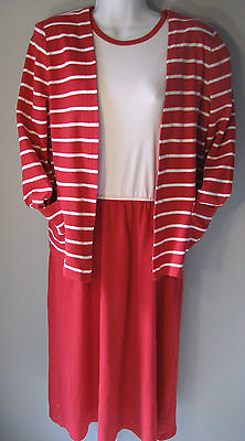 #ad Vintage 1970s Lanz Original Dress Jacket USA Cotton 14 EC Pockets $24.99