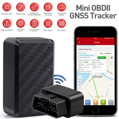 #ad OBD2 GPS Tracker Real Time Vehicle Tracking Device OBD II Car Truck Locator US $19.58