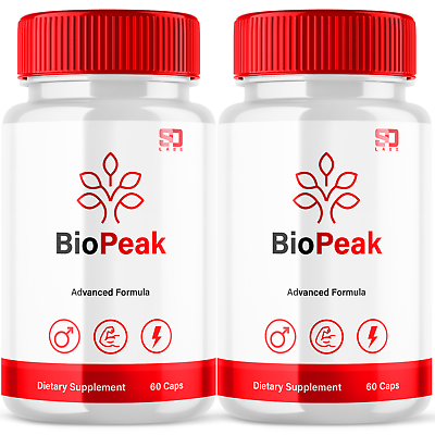 #ad 2 Pack Biopeak for Male Bio Peak Advanced Men Support Pills 120 Capsules $49.95