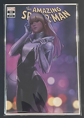 #ad Amazing Spider Man 50 Marvel 2020 Jeehyung Lee Spider Gwen Stacy Trade Variant $20.00
