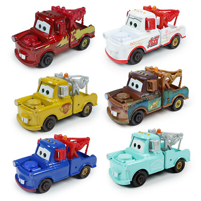 #ad Disney Pixar Car Rare 1:55 Diecast Tow Mater Red Golden Sakura Toy Car Xmas Gift $8.99