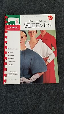 #ad How to Make SLEEVES Singer Sewing Library #108 Craft Book 1960 32 page VTG $13.00
