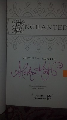 #ad 2012 SIGNED Enchanted by Alethea Kontis $30.00